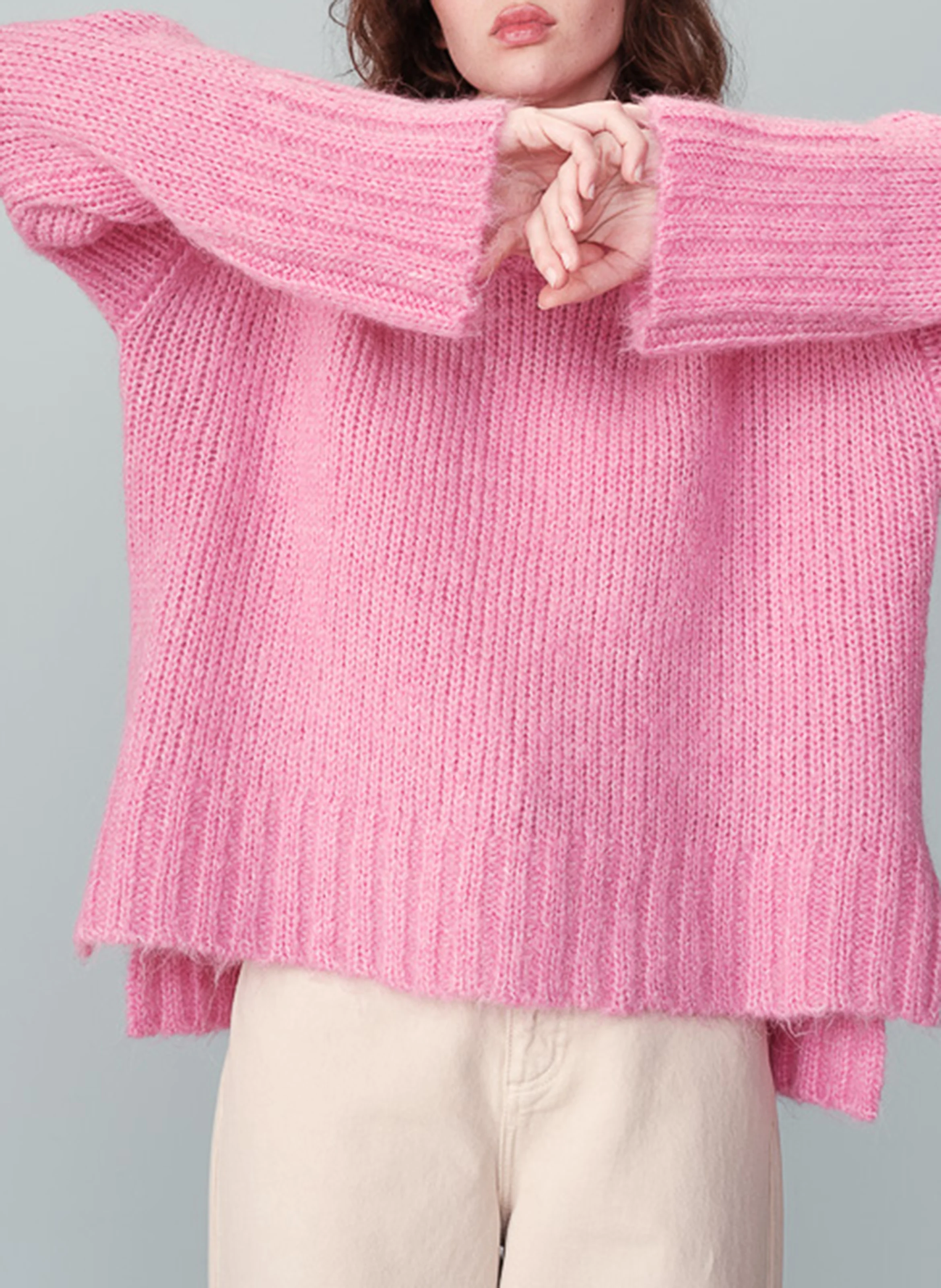 NATALINO - Pull col rond | Rose