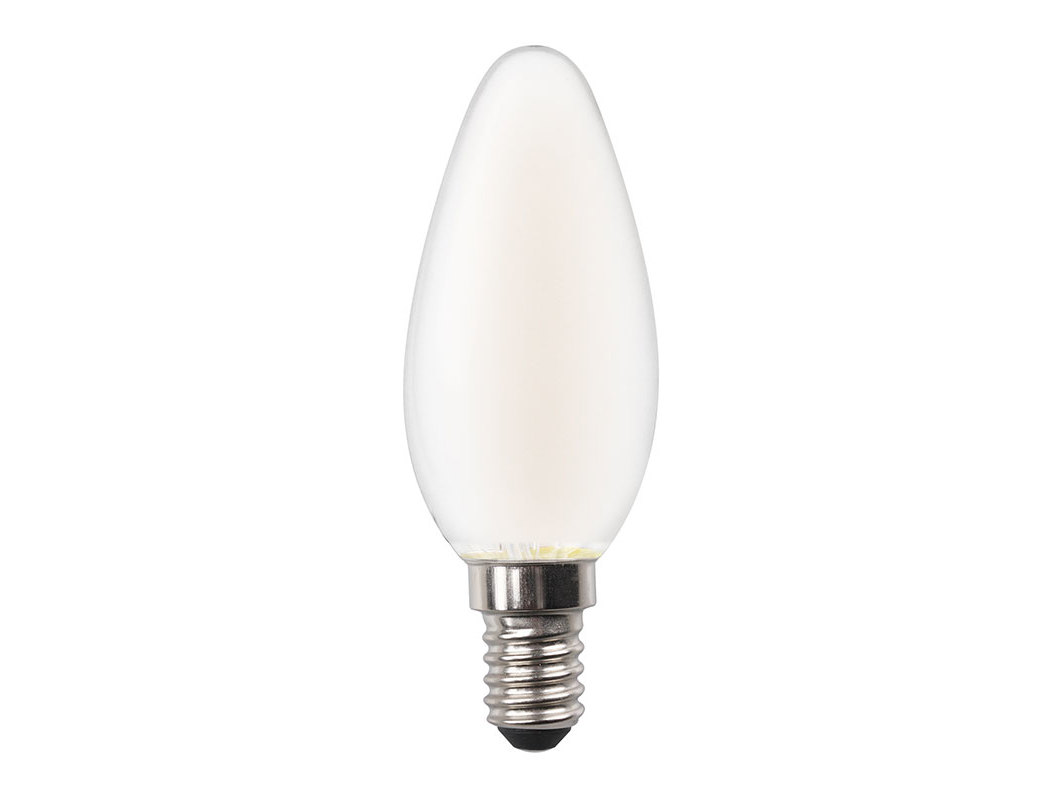 LÂMPADA LED VELA AUCHAN E14 40W LUZ AMARELA