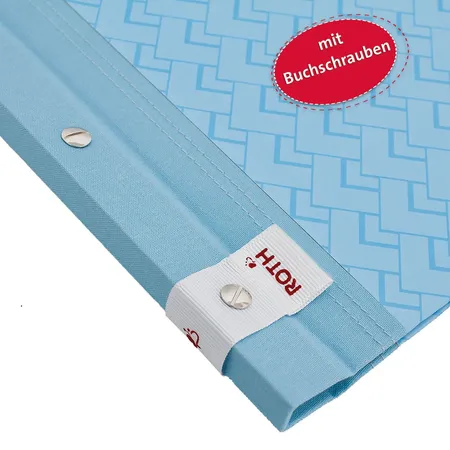 Roth Zeugnismappe Pattern mit Buchschrauben Swimming Pool, A4