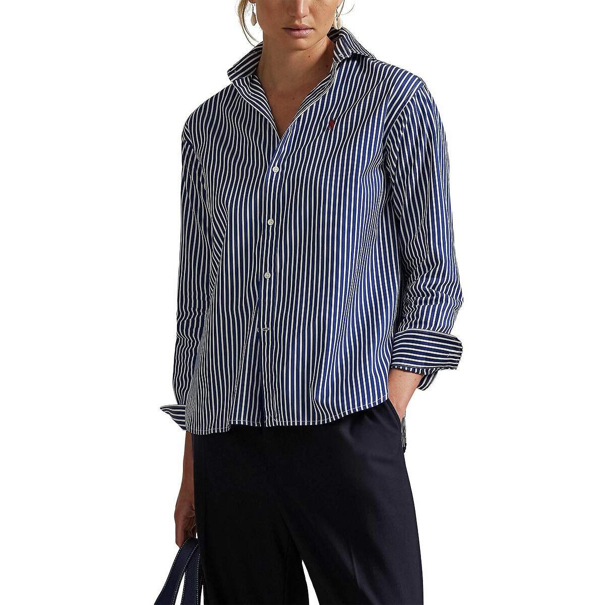 Camisa listrada de manga comprida POLO RALPH LAUREN
