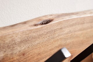 Garderobenpaneel 100 x 29 cm Akazienholz massiv
