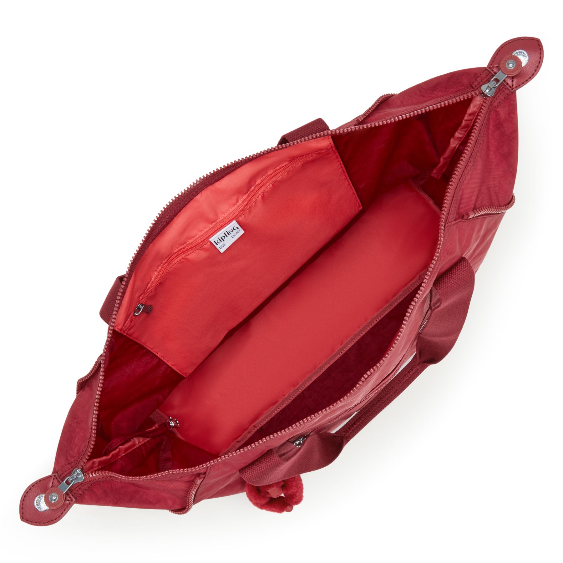 ART M  Sac fourre-tout multi-usage taille moyenne avec manchon pour valise - Funky Red