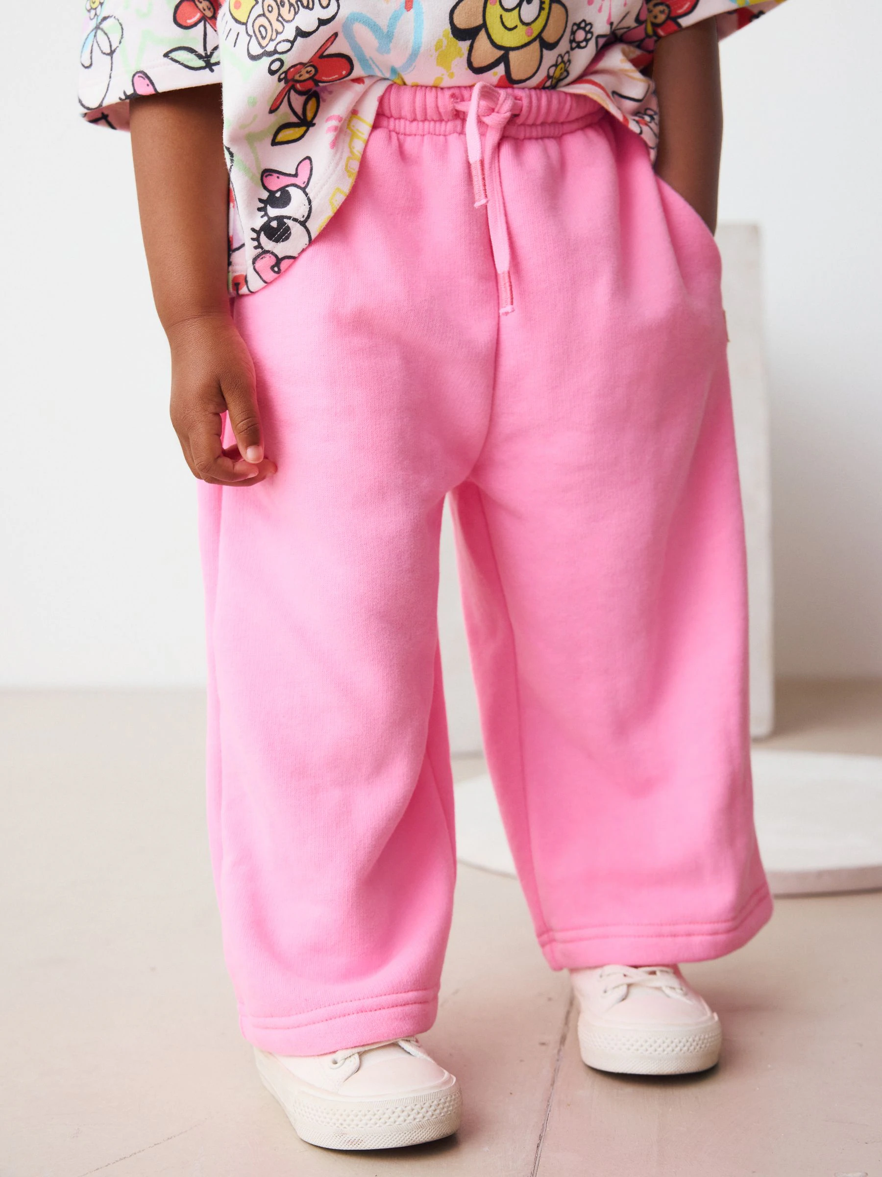 Felroze - Sweatjoggingbroek (3 mnd-7 jr)