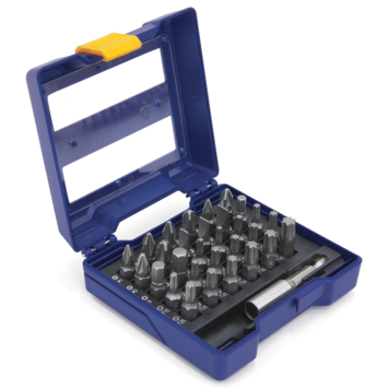 Irwin schroefbitset Compact PH/PZ/Torx/sleuf/inbus 31-delig (Inclusief schroefbithouder)