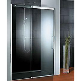 Porte de douche transparente coulis. droite anticalcaire 140 cm, Schulte Manhattan