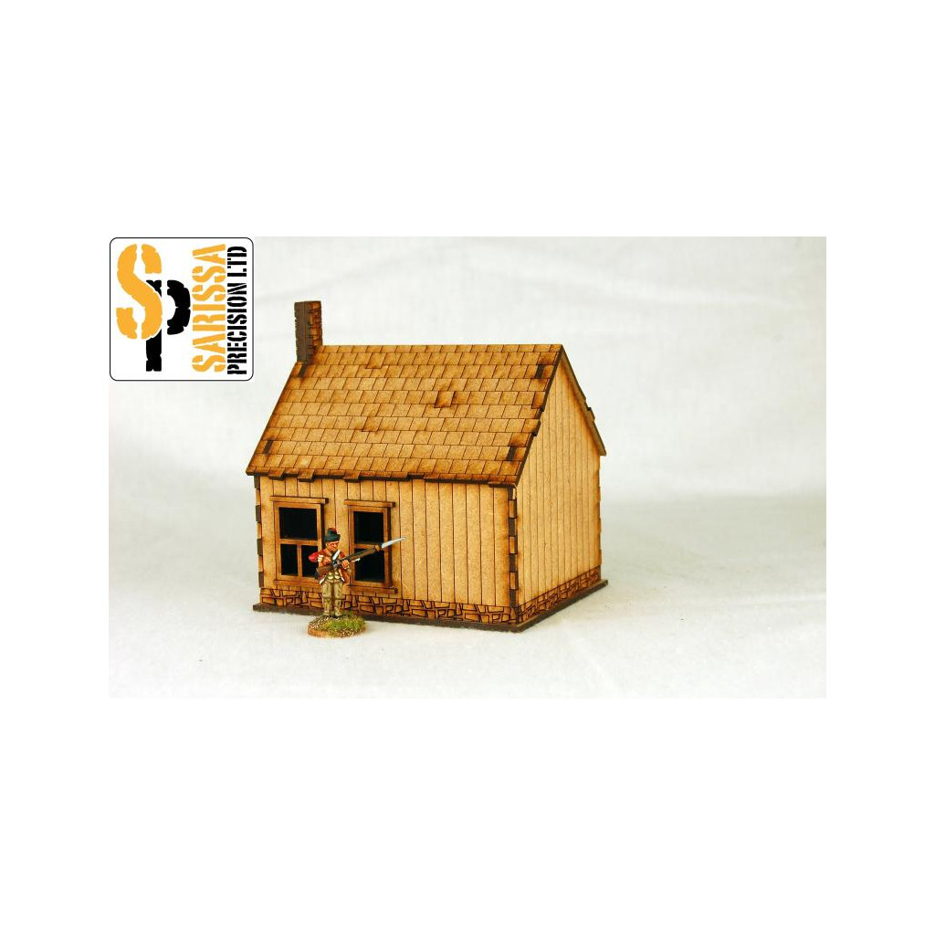 Old West: House with Stone Chimney 2