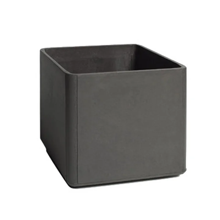 Eternit - Delta Pflanzgefäss 45 x 45 x 45 cm, grau / weiss