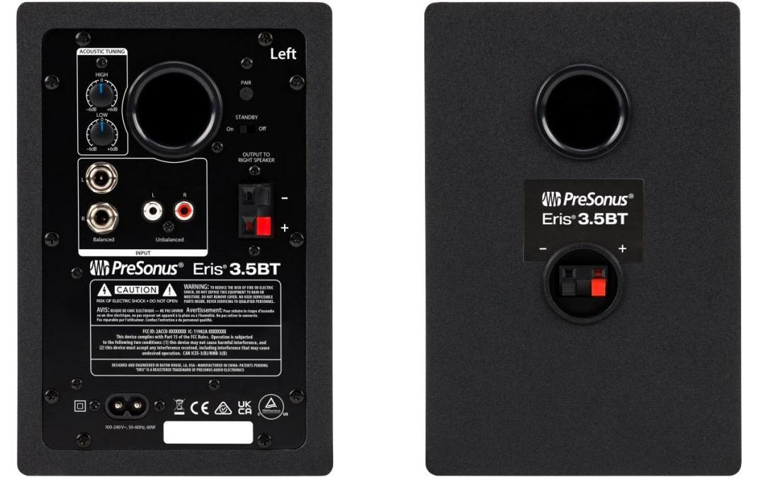 Studiomonitore 3.5 BT (2 Gen.) Schwarz<br>Aktive 3.5-Zoll-Referenzmonitore mit Bluetooth