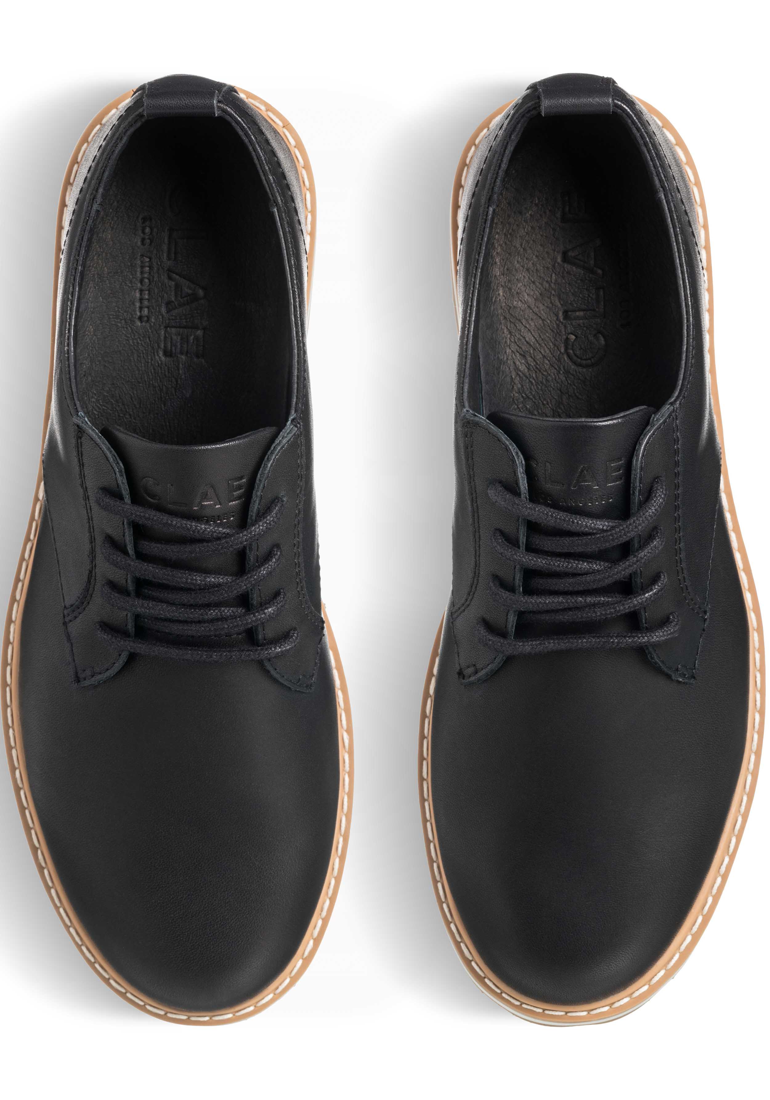 Clae Schuhe Logan Antique Black Leather