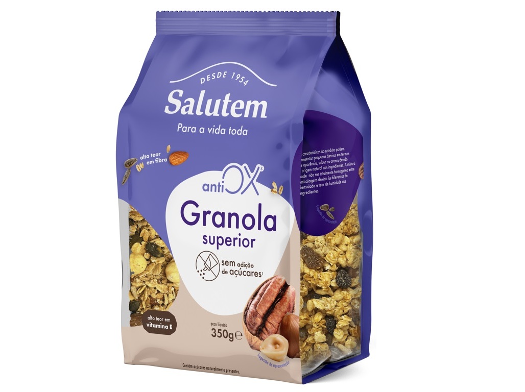 GRANOLA SALUTEM SUPERIOR S/ADIÇÃO AÇÚCAR 350G