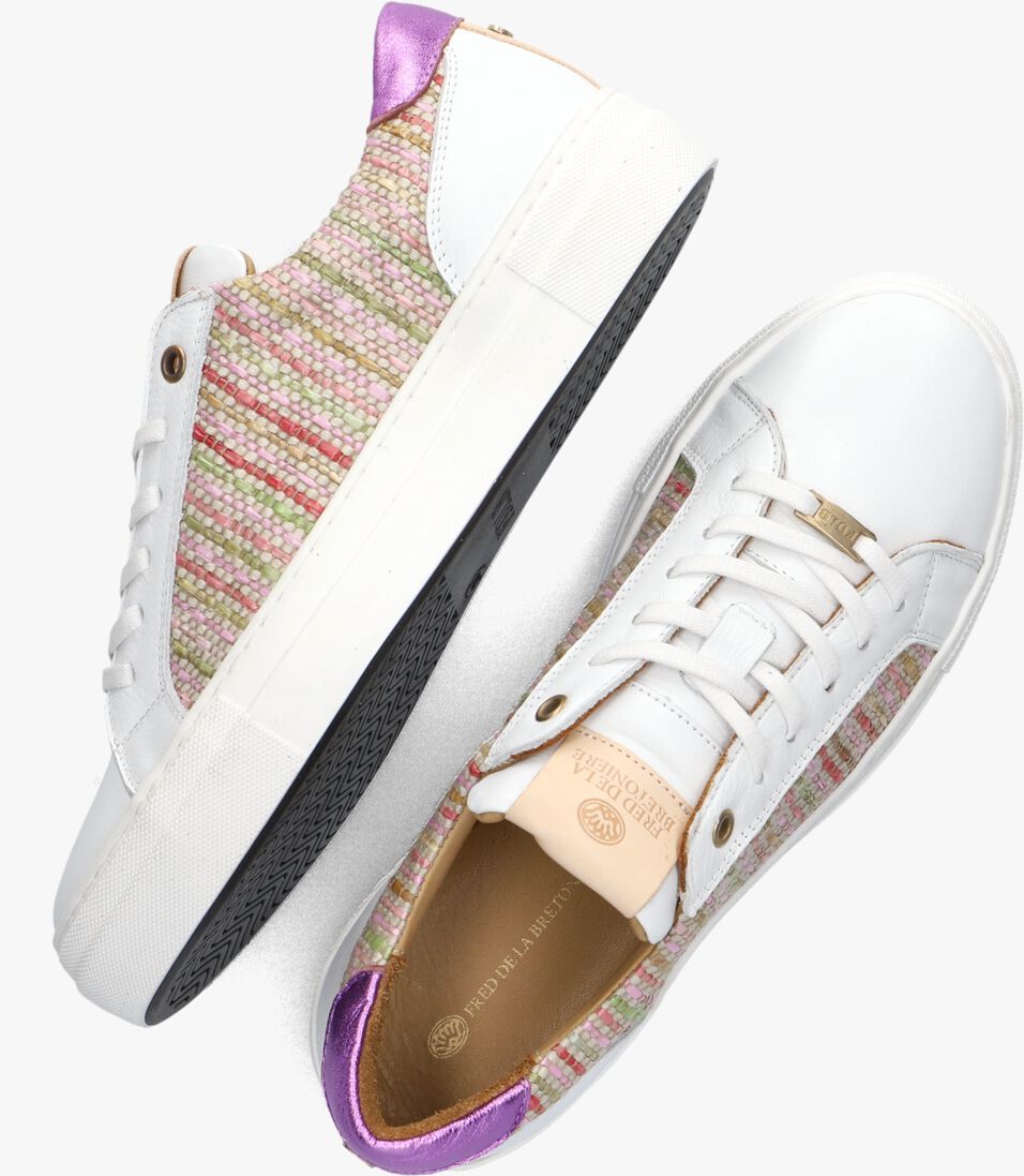 FRED DE LA BRETONIERE roze fred de la bretoniere lage sneakers storm luca