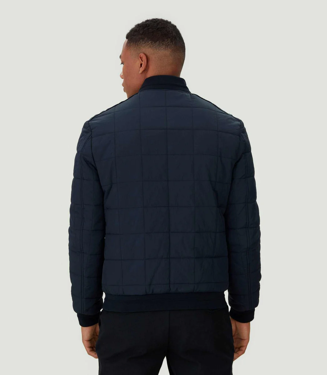 Bomber matelassé marine 
