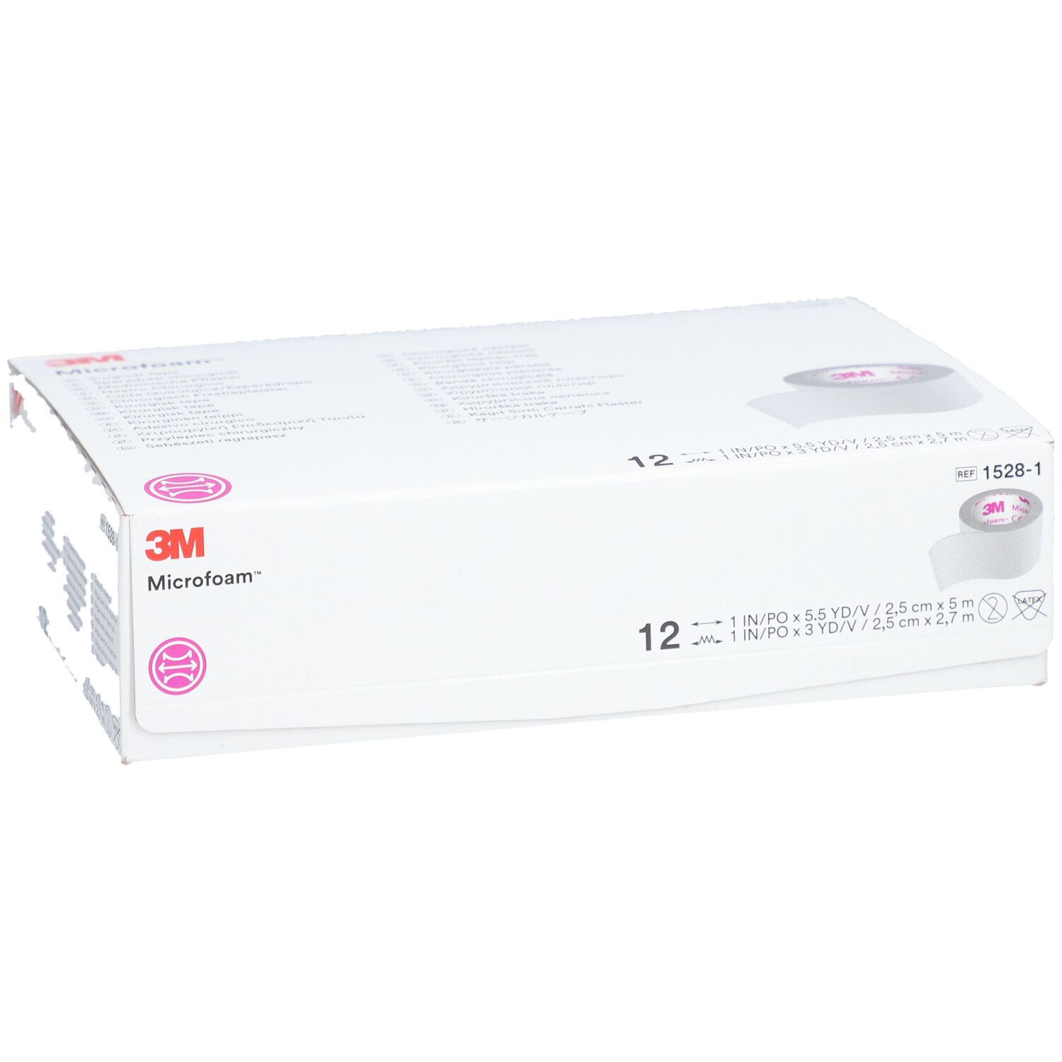 3M Microfoam Medizinisches Spezialpflaster 1,5 m x 2,5 cm