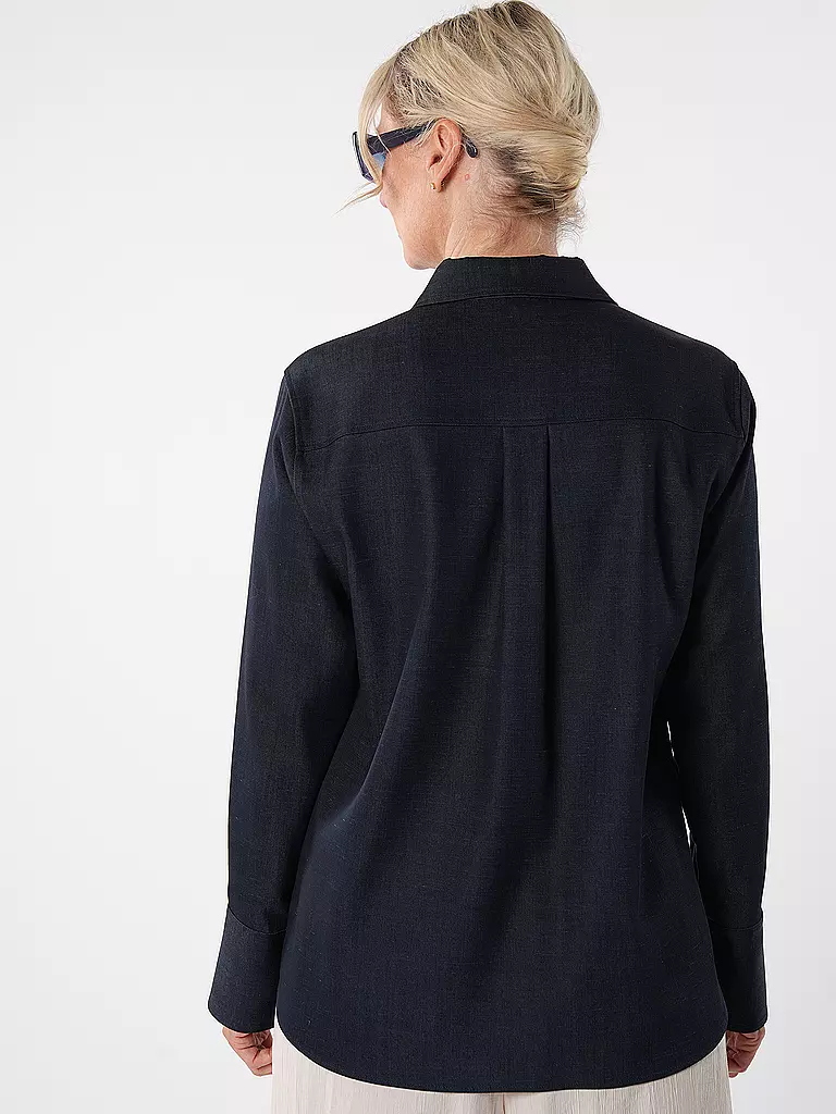BOSS Bluse JALIBEA blau