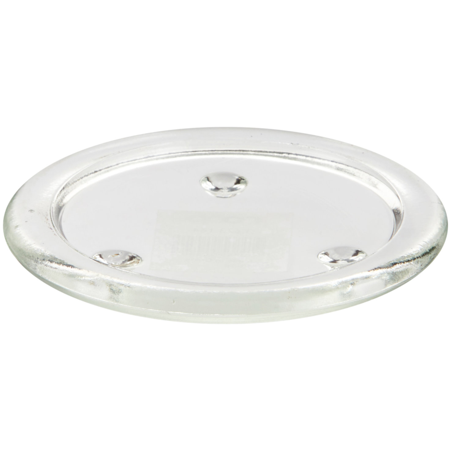Kerzen-Unterteller Glas 10cm