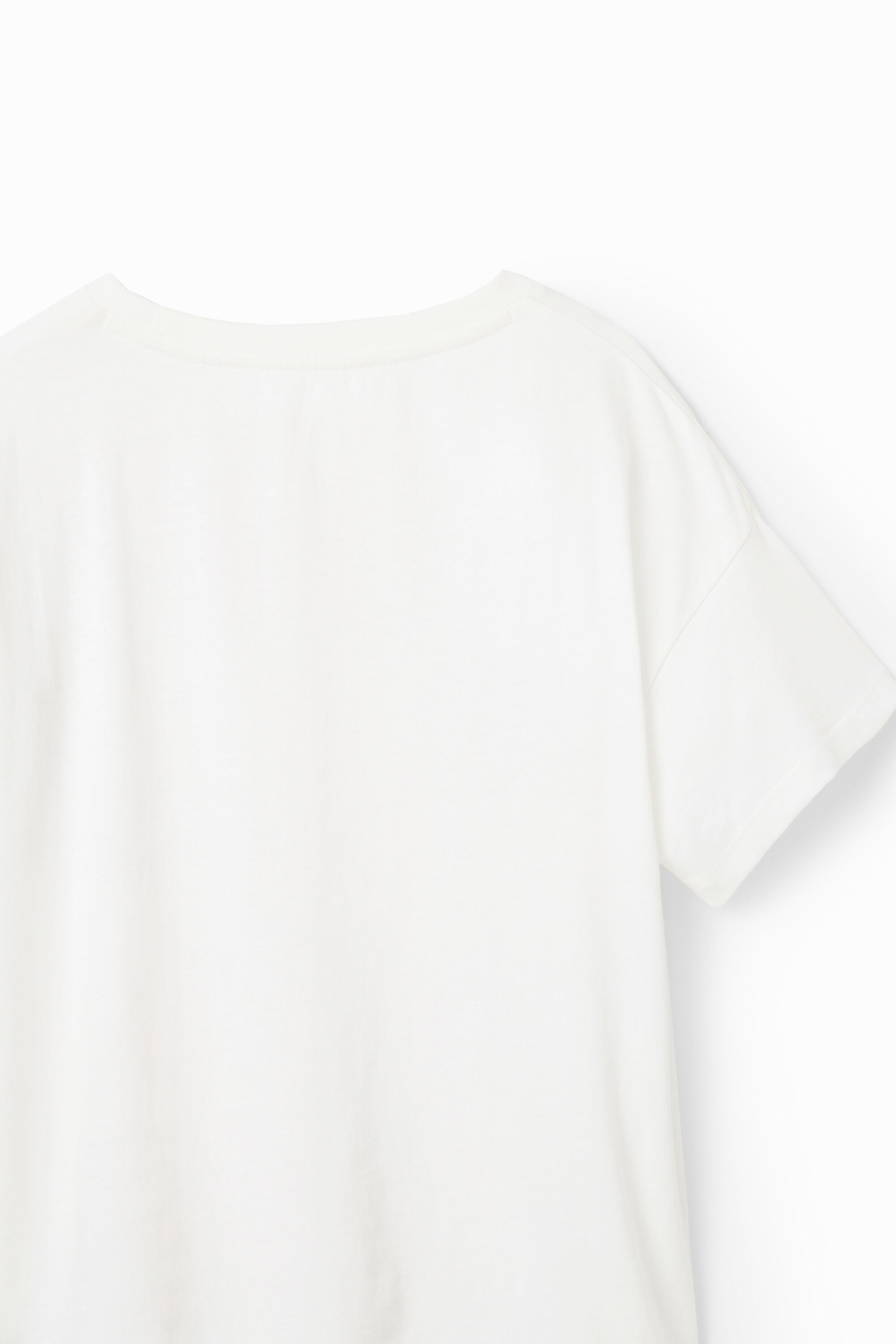 T-shirt texte brillant