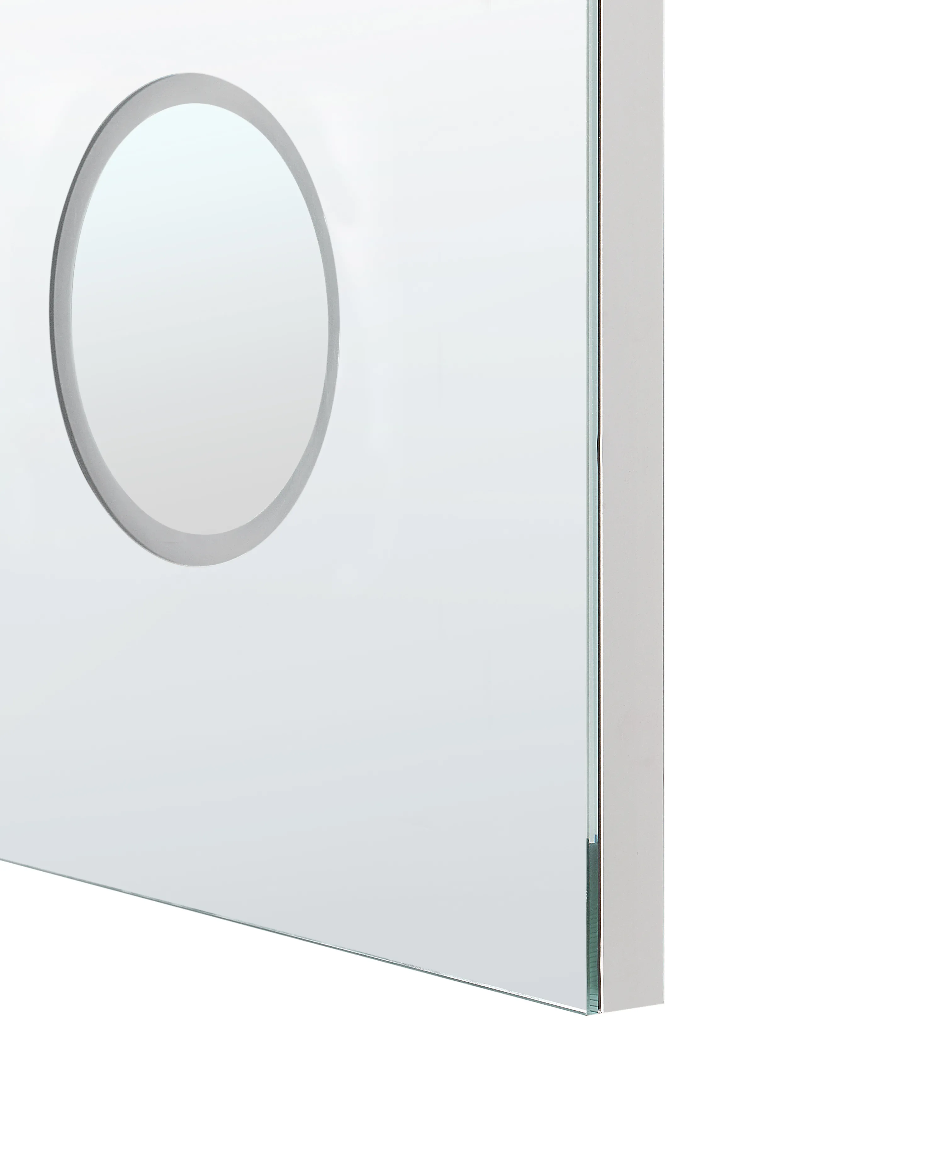 LED badkamerspiegel MONTARON 80 cm 60 cm Zilver