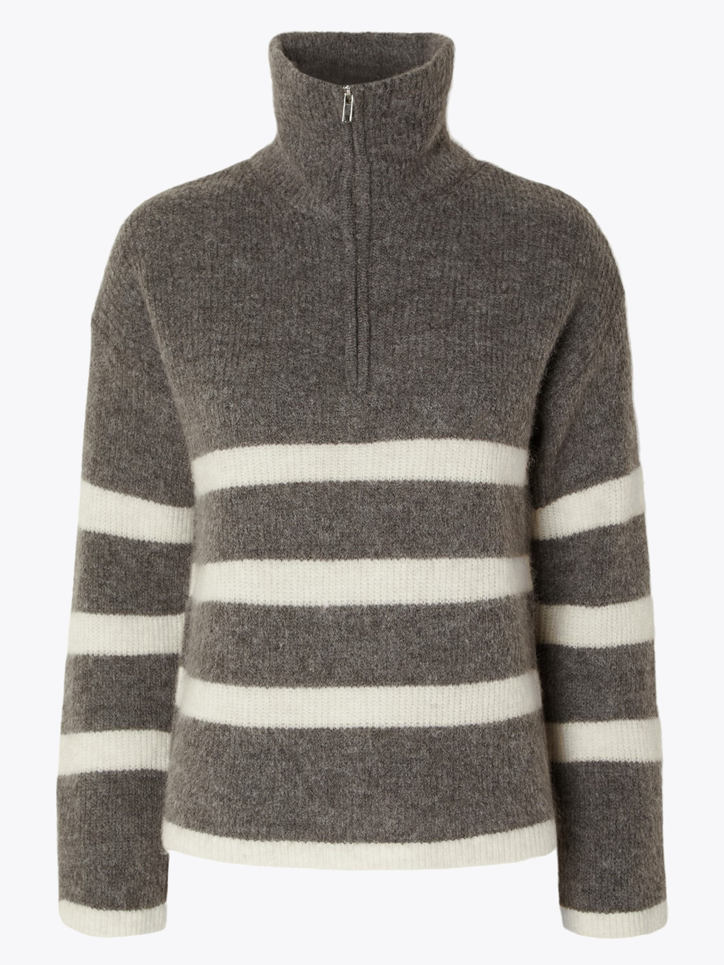 Maline Long Sleeve Knit Half Zip