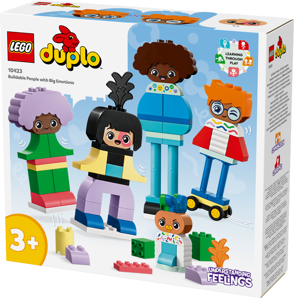 LEGO DUPLO - Byg selv-personer med store følelser (10423)