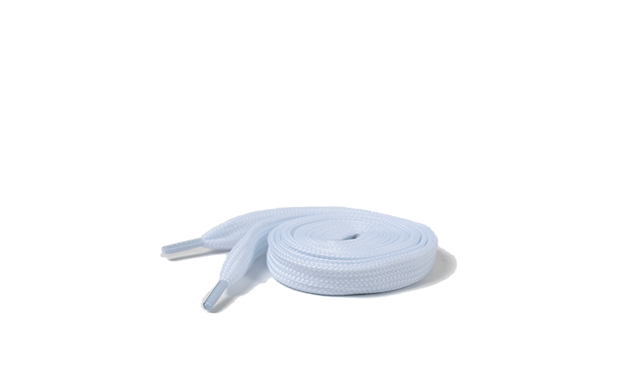 Slaace Fat Flat Laces White - 48h Delivery