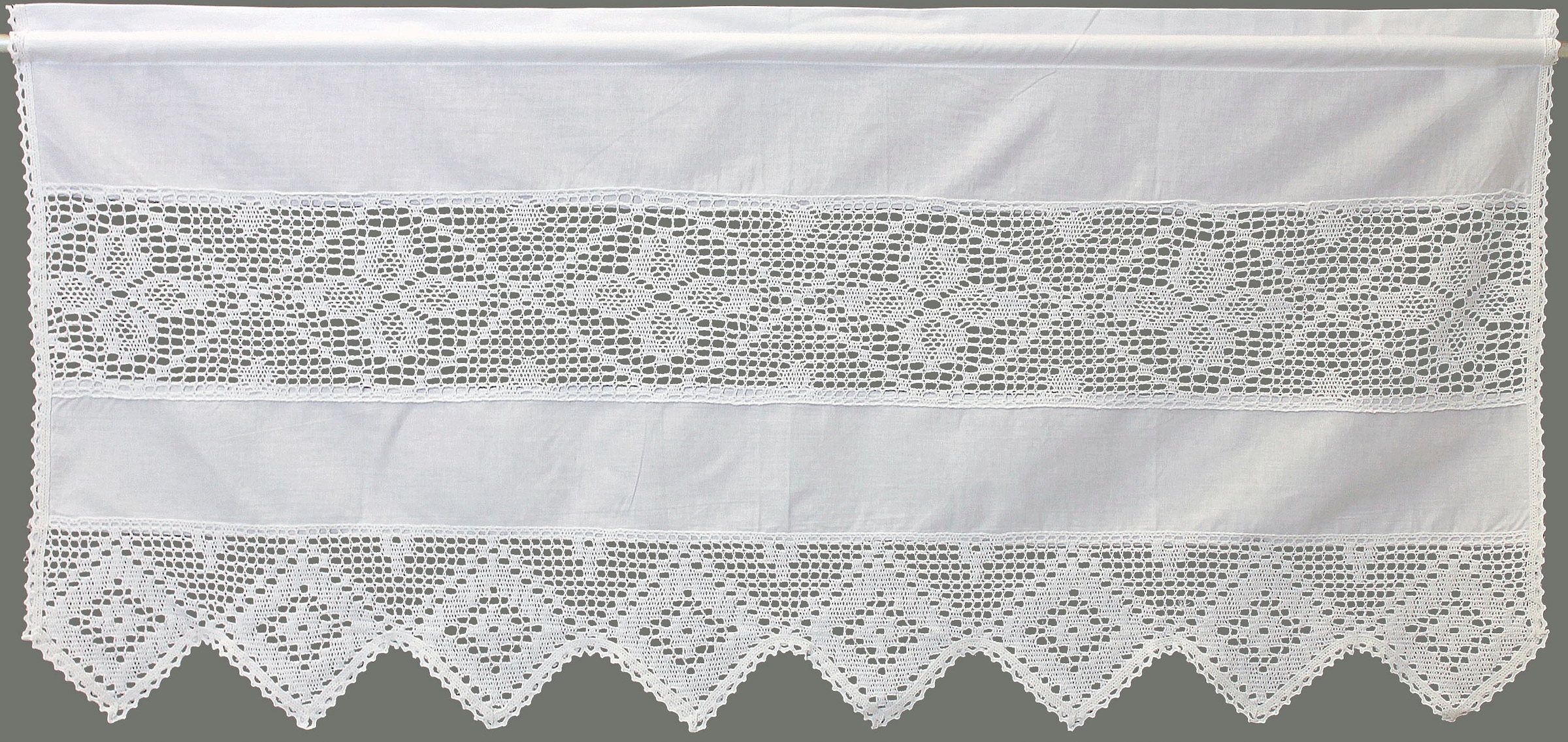 HOSSNER - ART OF HOME DECO Gardine »Achental« Stangendurchzug 1 Stk. tlg.