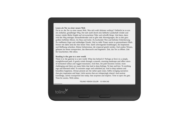 Tolino E-Book »Tolino vision color« (17,71 cm / 7 ″) )