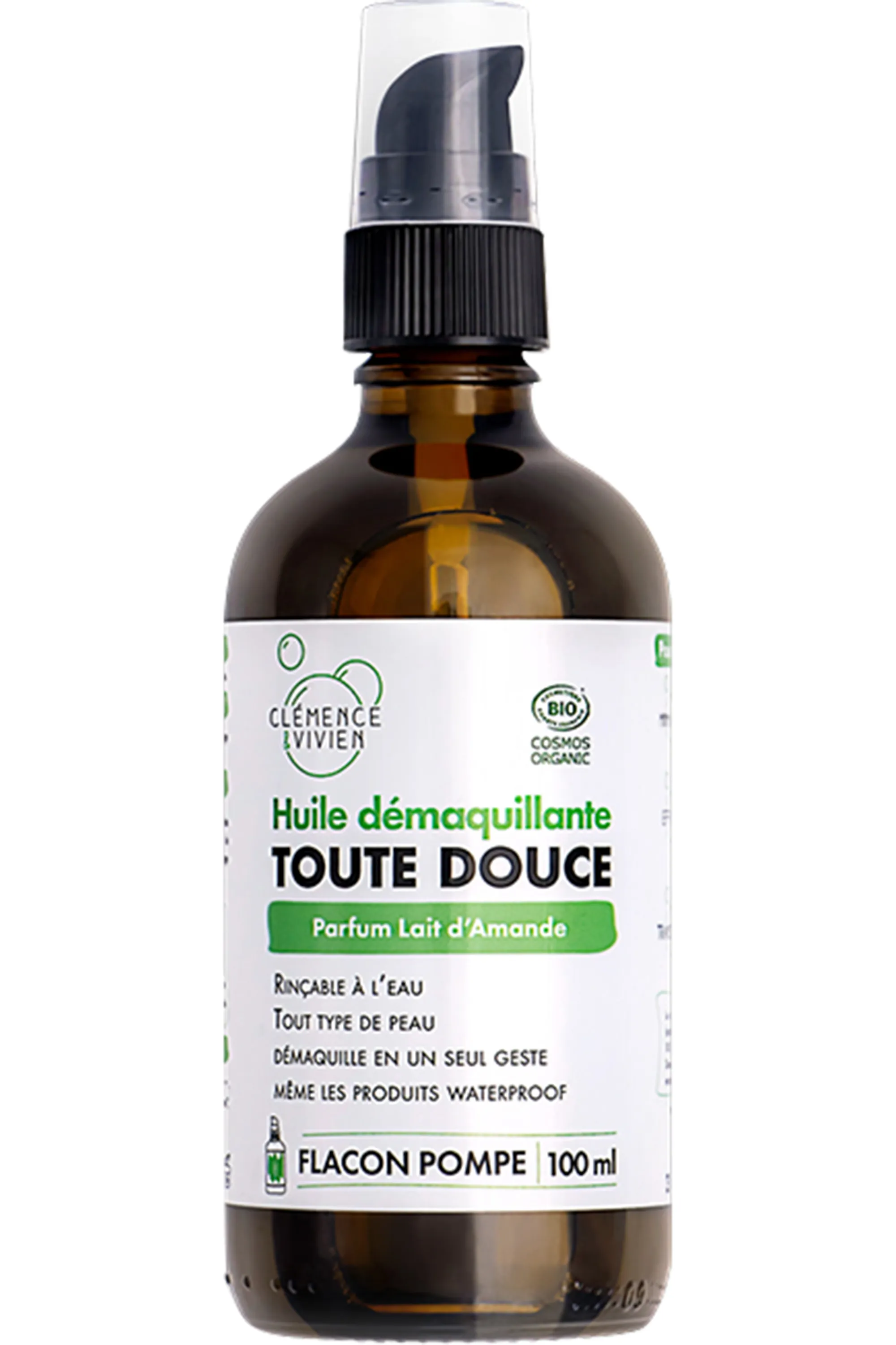 Clémence et Vivien Huile démaquillante toute douce-100 ml