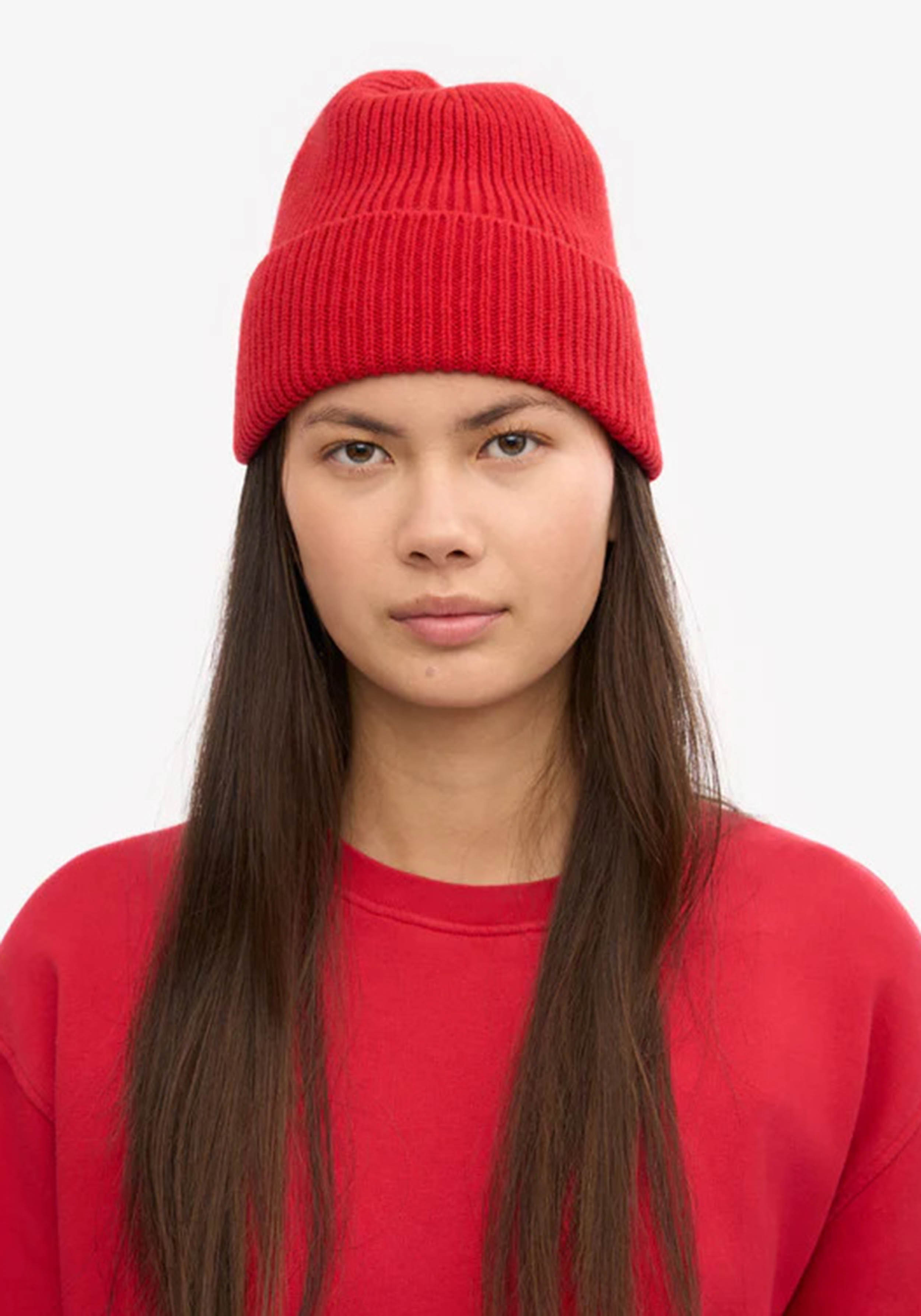 Colorful Standard Beanie Scarlet Red