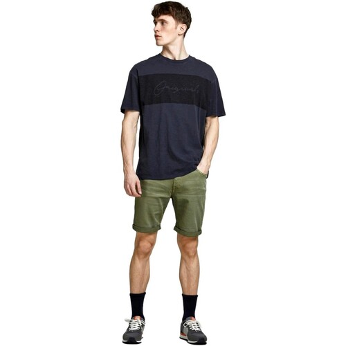 Jack & Jones - PANTALON VAQUEO CORTO HOMBRE JACK&JONES 12232400 Verde