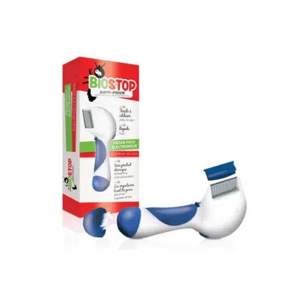 Pente eletrônico anti-piolhos Biostop
