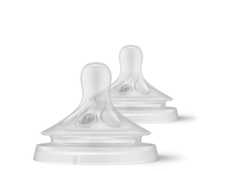 PHILIPS AVENT Trinksauger Natural Response 0m  Stufe 1 Brustähnlicher Sauger für naturnahes Trinken, 2 Stück