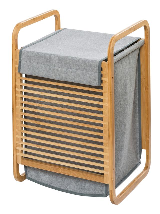 Wäschetruhe Bahari, 43 l, Bambus