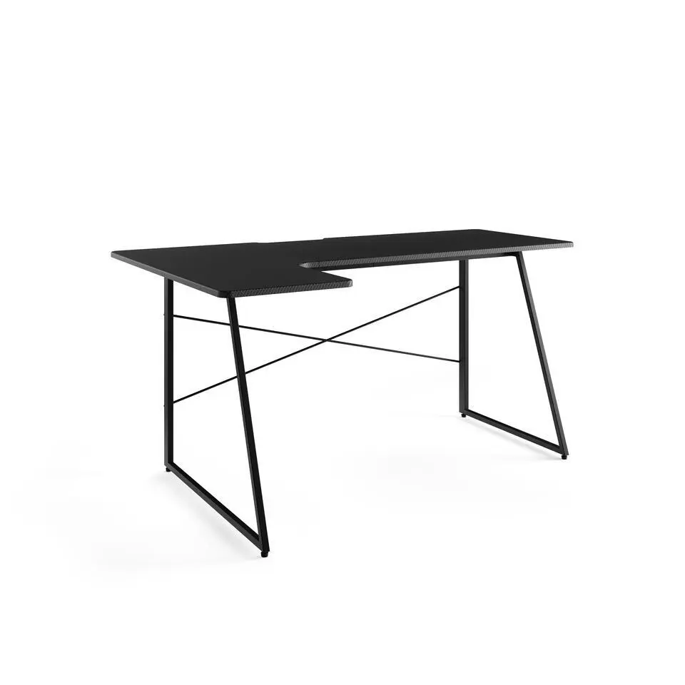 Bureau - Game bureau - Hoekbureau - 160 x 100 x 75 - Zwart