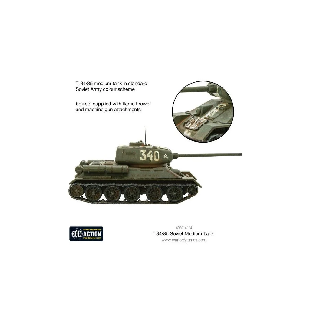 Bolt Action - Soviet T-34/85 Medium Tank