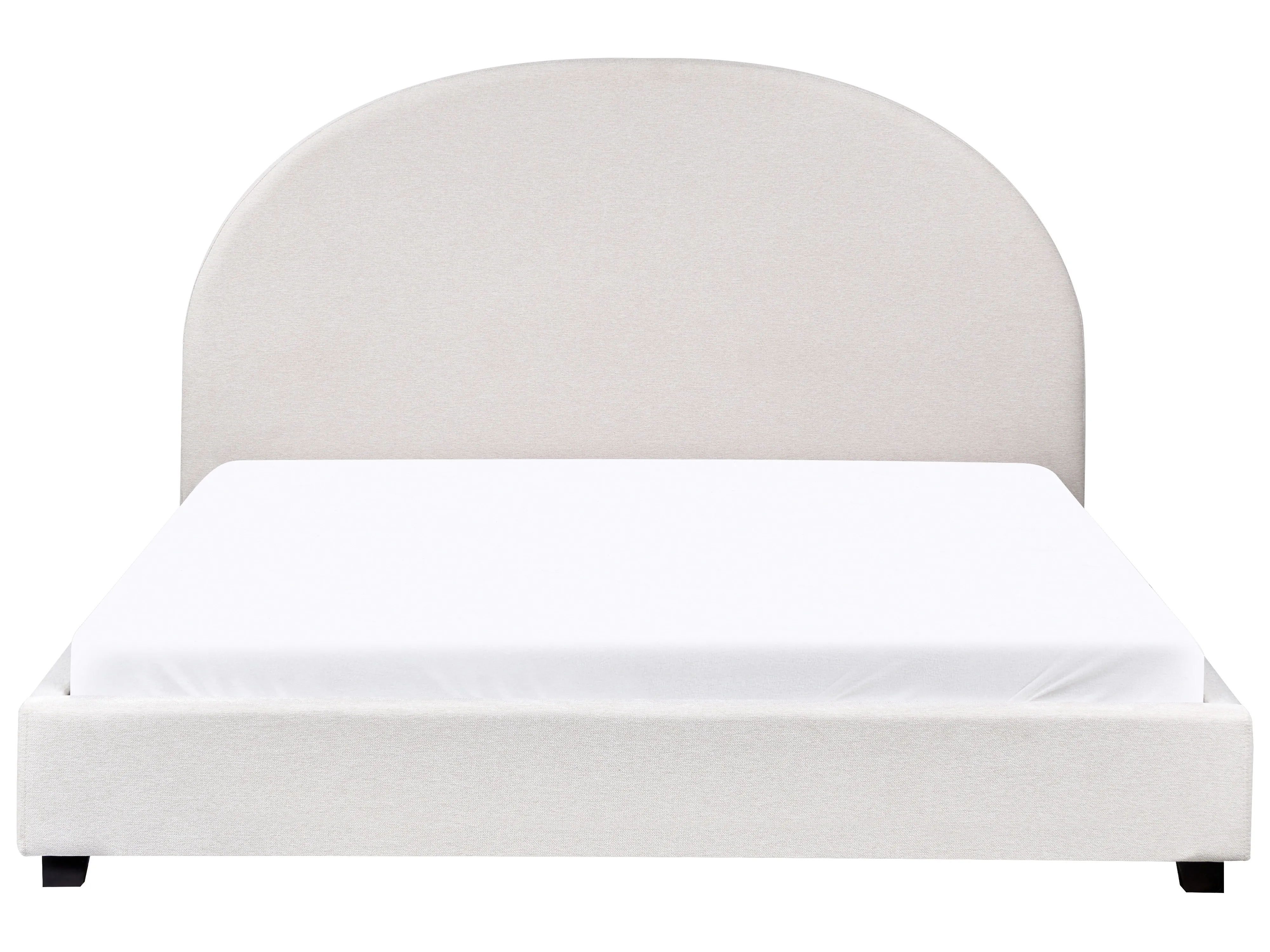 Bed Stof VAUCLUSE 160 x 200 cm Gebroken wit