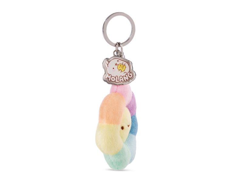 Nici Schlüsselanhänger Molang Regenbogenblume Plüschiger Schlüsselbegleiter