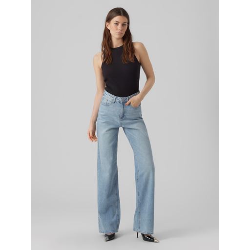 Vero Moda Tessa Højtaljede Jeans, Light Blue Denim, W29/L34