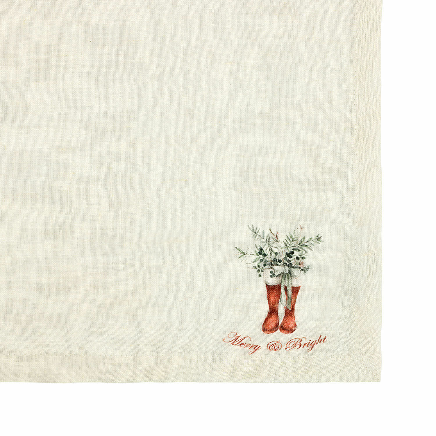 Serviette 4er Set Merry  &  Bright