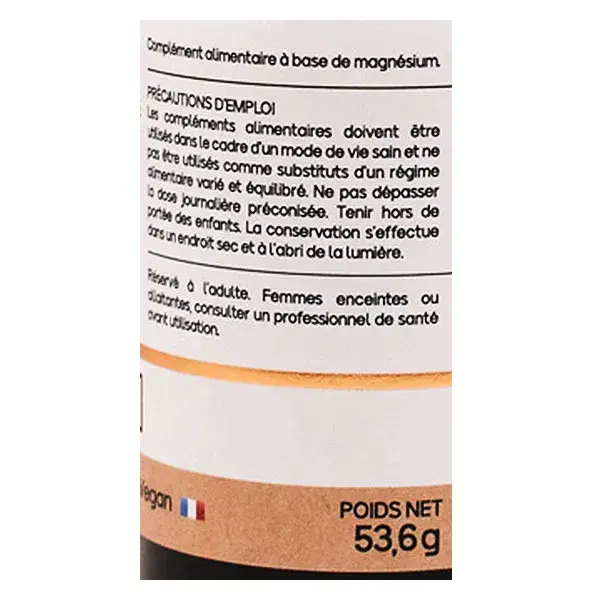 Nat & Form Bisglycinate de magnésium fatigue et fonction musculaire 90 gélules