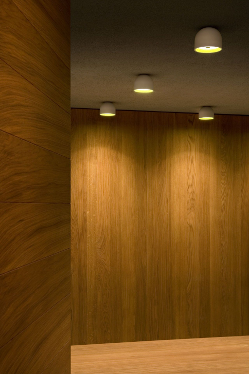 Flos Wan C/W plafondlamp Ø11.5 wit