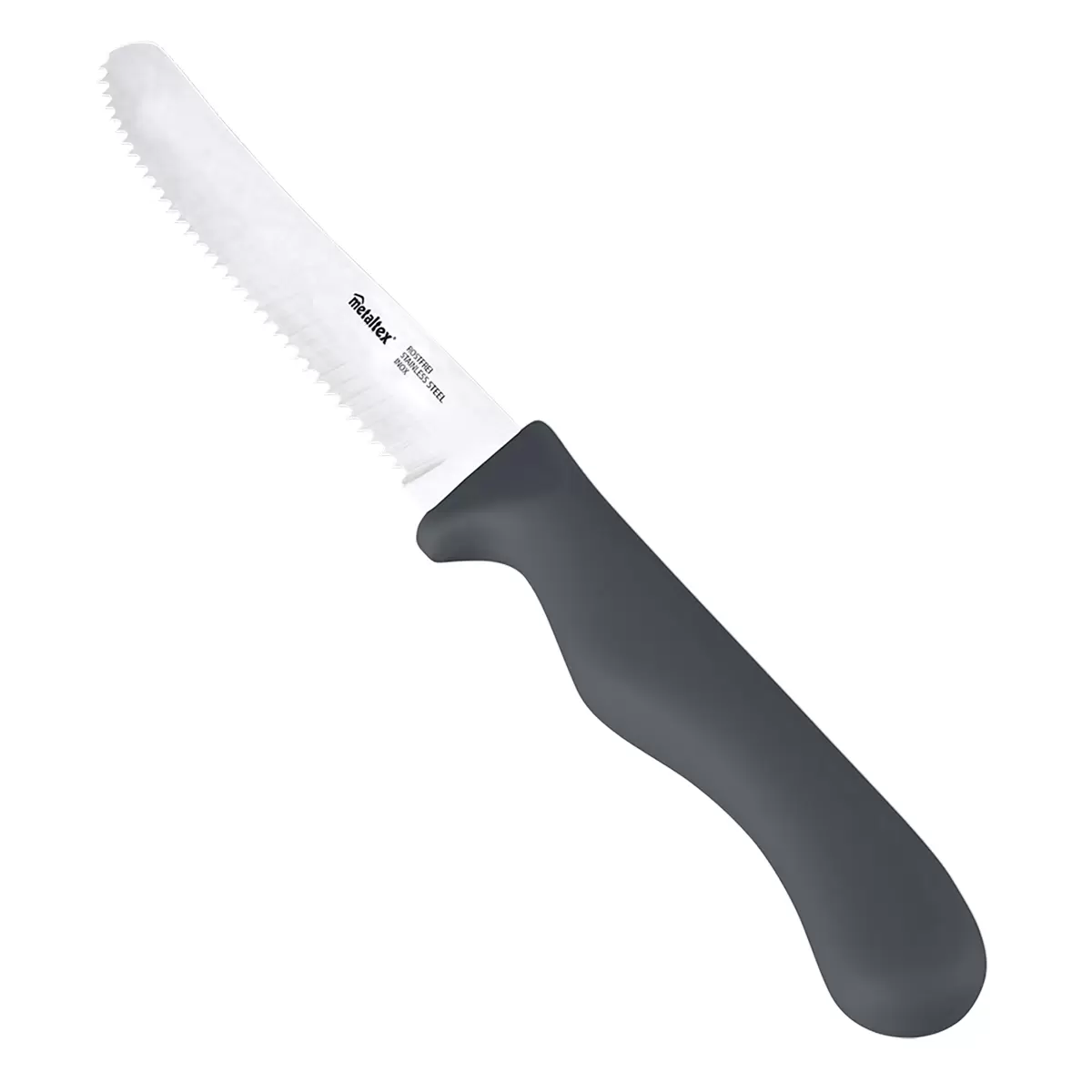 Brotzeitmesser Basic weiss,silber,mint