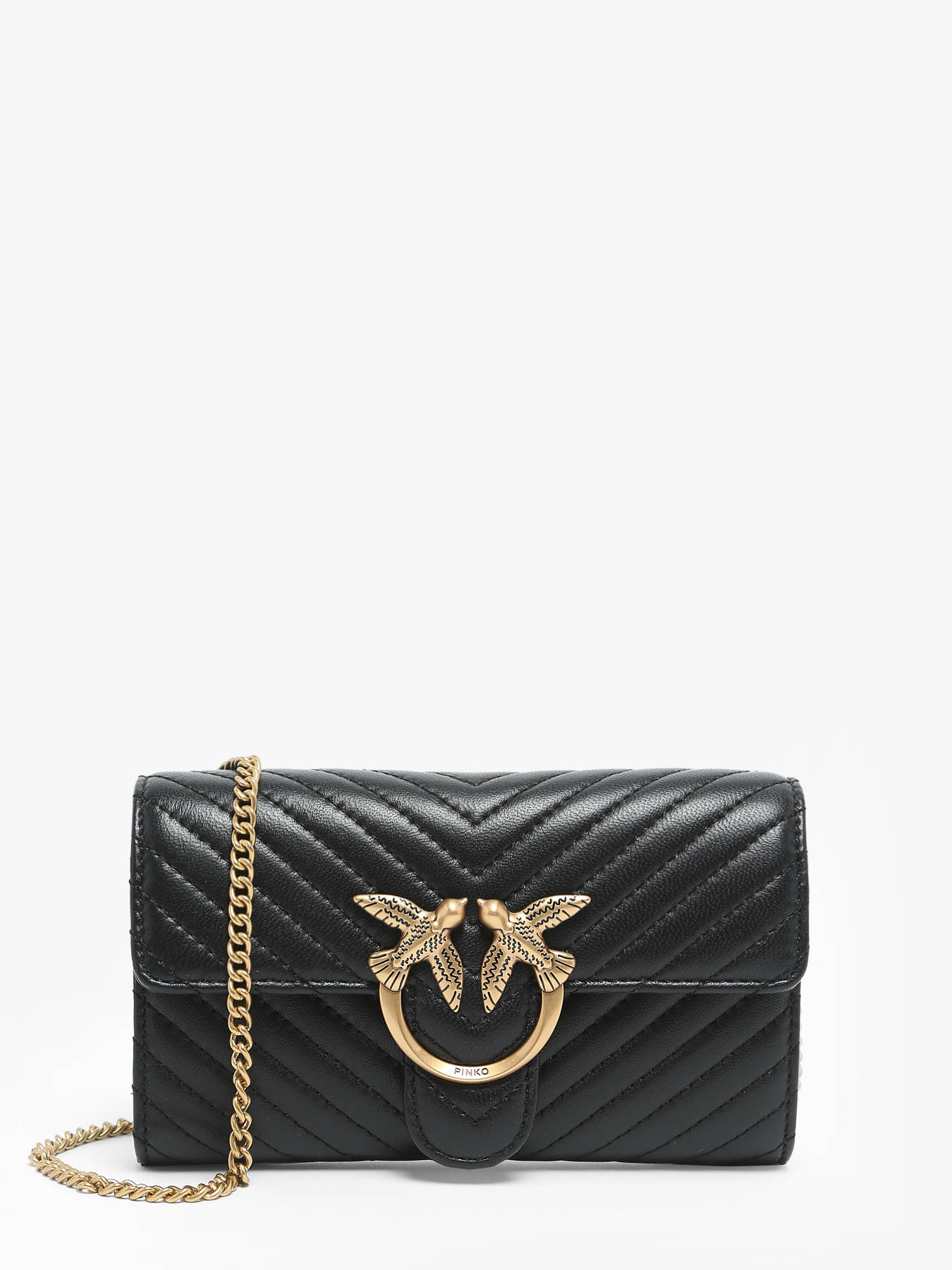 Sac bandoulire Love bag quilt cuir PINKO
