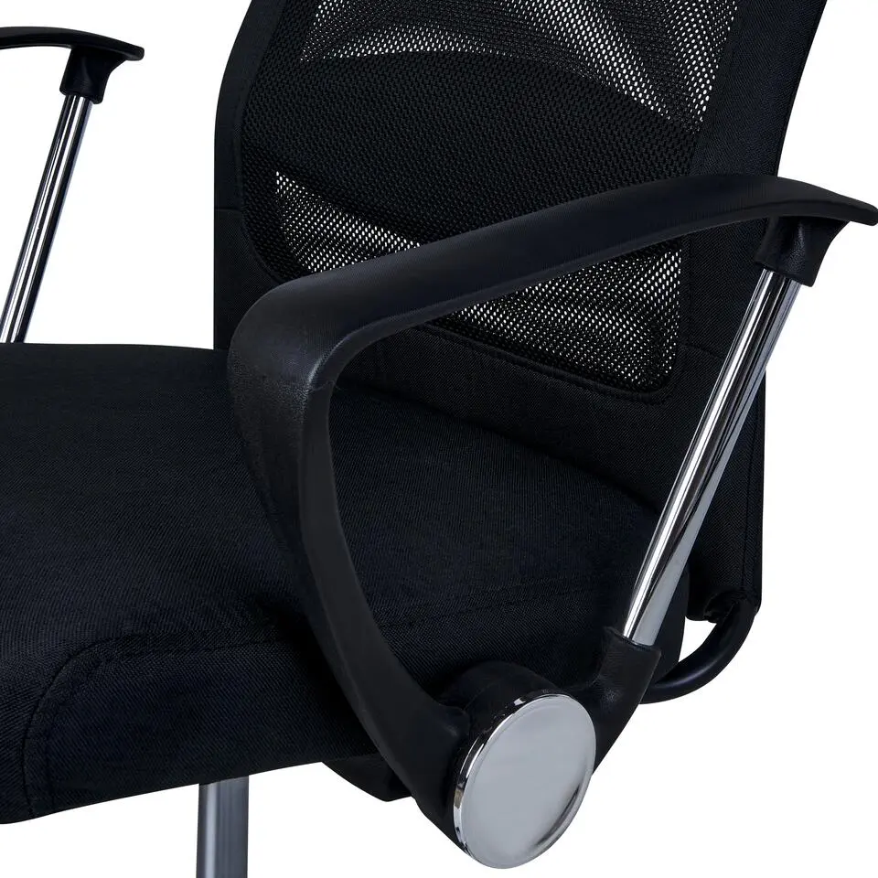 PIONEER II - Bureaustoel - Zwart - Polyester