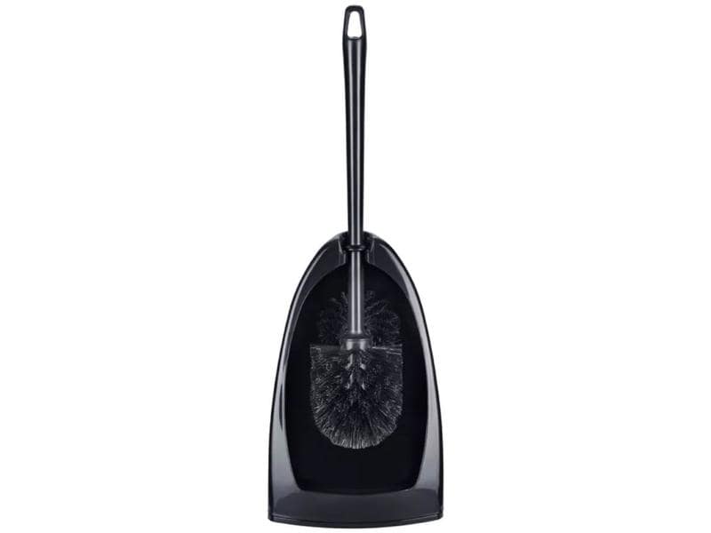 diaqua® Toilettenbürste Schwarz WC-Bürste mit Randreiniger