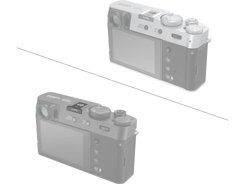 Smallrig Hot Shoe Abdeckung für FUJIFILM Kameras - Silber Abdeckung für den kalten Schuh