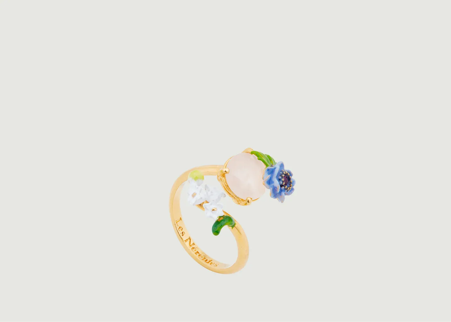 Bague ajustable Poème en Fleurs Les Néréides