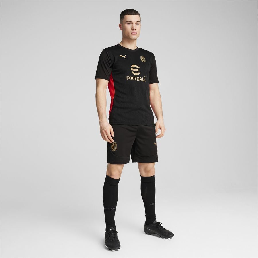 Milan AC Short d'Entraînement - Noir/For All Time Red