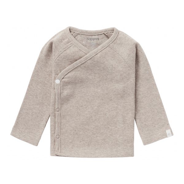 Noppies Rib Nanyuki Shirt Taupe Melange Mt. 44