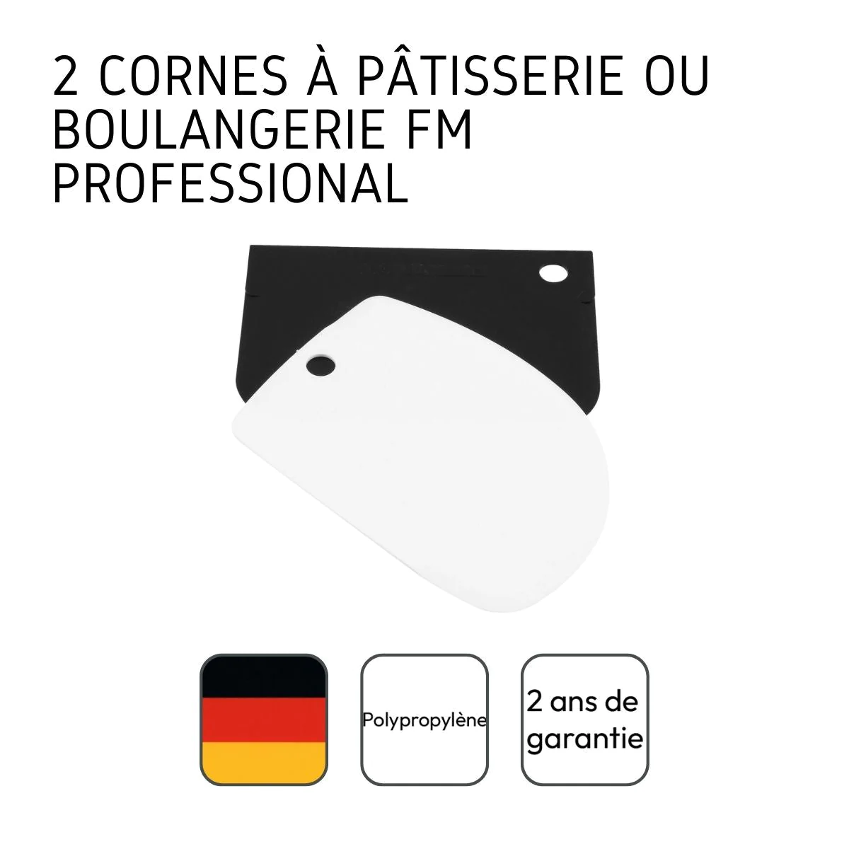 Lot de 2 cornes à pâtisserie FM Professional FM Professional