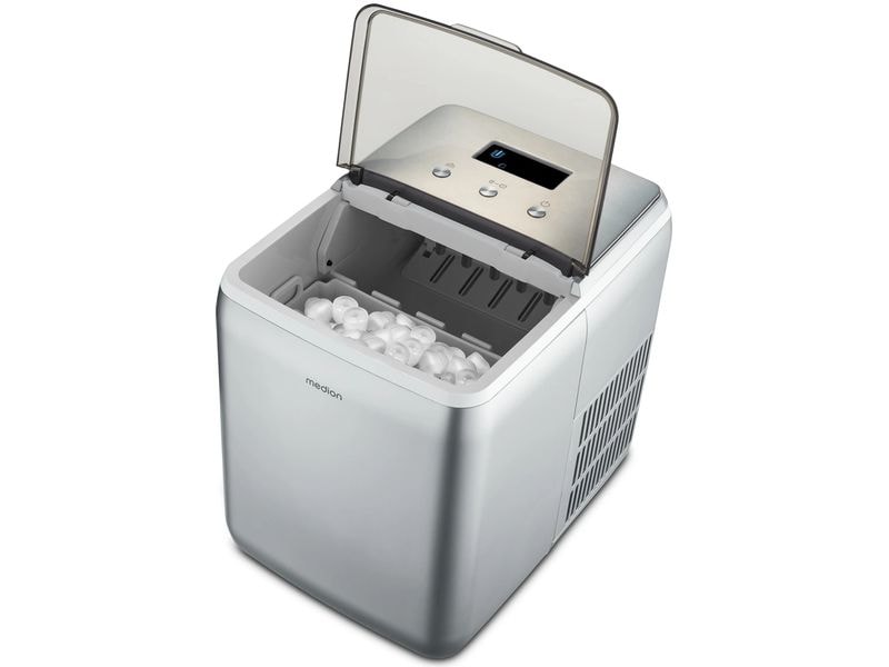 Medion Eiswürfelmaschine Life MD 11950 15 kg/24h Klareis Eiswürfelbereiter